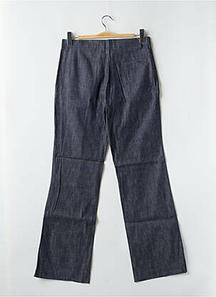 Pantalon droit tissage popeline taille normale bleu BE YOU K femme