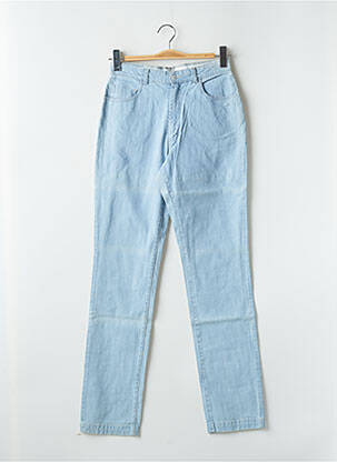 Jeans coupe slim tissage brut taille normale bleu CASAGRANDE femme