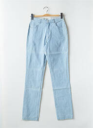 Jeans coupe slim tissage brut taille normale bleu CASAGRANDE femme