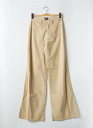 Pantalon flare taille normale taille normale beige CIMARRON femme