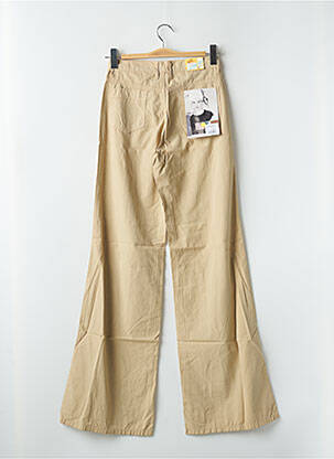 Pantalon flare taille normale taille normale beige CIMARRON femme