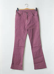 Pantalon flare stretch taille normale violet CIMARRON femme