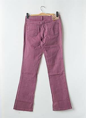 Pantalon flare stretch taille normale violet CIMARRON femme