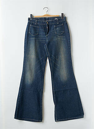 Jeans coupe large tissage brut taille normale bleu DDP femme