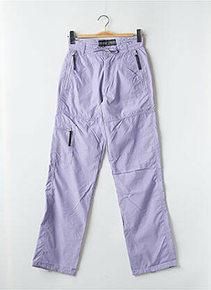 Pantalon cargo coupe droite taille normale violet FREEMAN T.PORTER femme