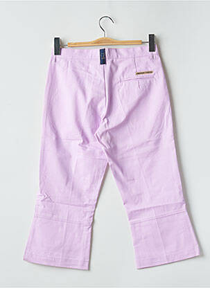 Pantacourt tissage popeline taille normale violet FREEMAN T.PORTER femme