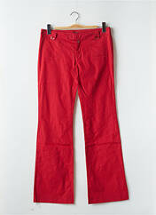 Pantalon flare rouge BE YOU K pour femme seconde vue