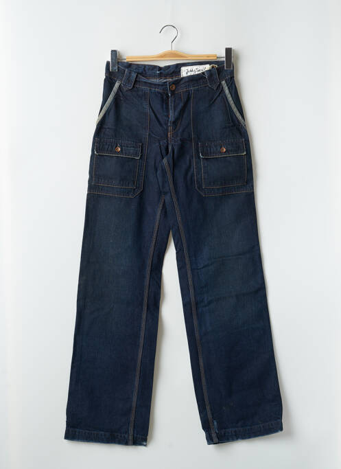 Jeans coupe droite bleu TEDDY SMITH pour femme