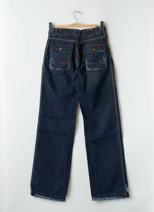 Jeans coupe droite bleu TEDDY SMITH pour femme