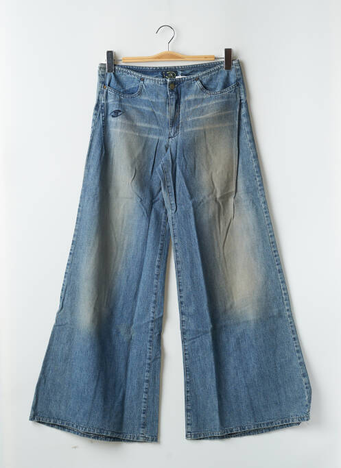 Jeans coupe large bleu BE YOU K pour femme