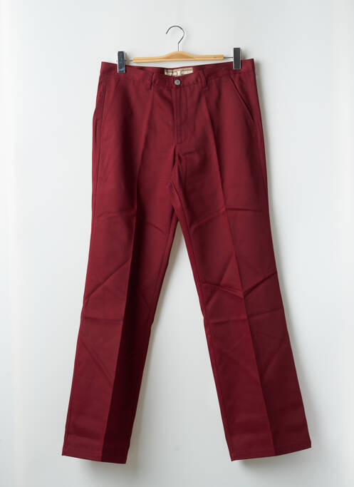 Pantalon droit rouge FREEMAN T.PORTER pour femme