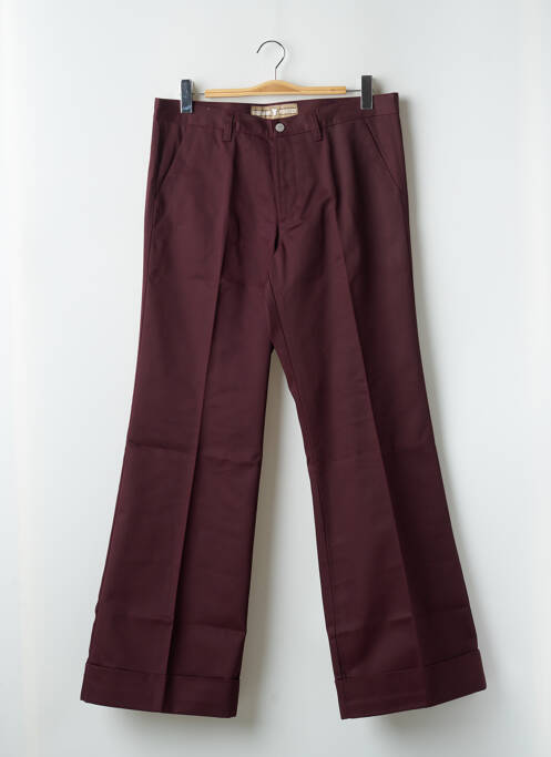 Pantalon droit violet FREEMAN T.PORTER pour femme