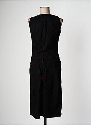 Robe mi-longue sans manche sans manche noir CIMARRON femme