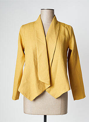 Veste chic manches longues jaune MOLLY BRACKEN femme