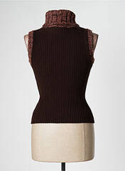 Pull col roulé marron RWD pour femme seconde vue