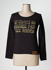 T-shirt noir PHARD pour femme seconde vue