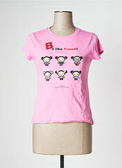 T-shirt rose PUCCA pour femme seconde vue