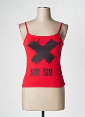 T-shirt rouge SIR SID pour femme seconde vue