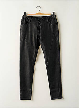 Pantalon slim stretch taille normale noir LE TEMPS DES CERISES femme