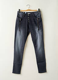 Pantalon slim taille normale taille normale gris LE TEMPS DES CERISES femme