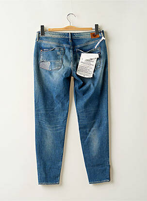 Jeans coupe slim tissage brut taille normale bleu LE TEMPS DES CERISES femme