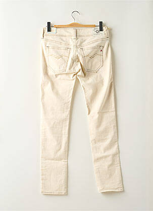 Jeans coupe slim taille basse taille basse beige REPLAY femme