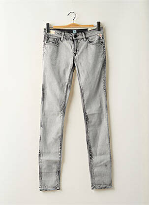 Jeans coupe slim taille basse taille basse gris REPLAY femme