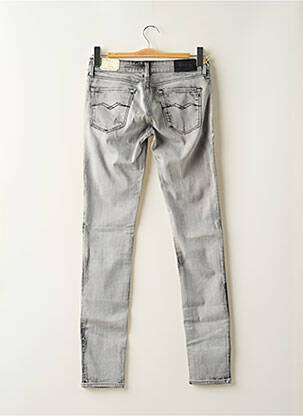 Jeans coupe slim stretch taille basse gris REPLAY femme