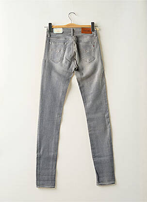 Jeans skinny stretch taille basse gris REPLAY femme