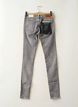 Jeans skinny stretch taille basse gris REPLAY femme