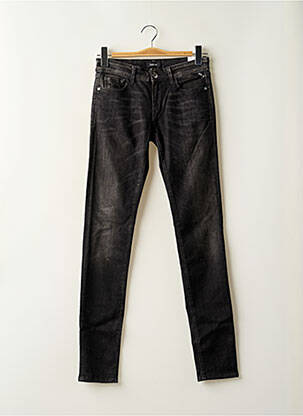 Jeans coupe slim taille basse taille basse noir REPLAY femme