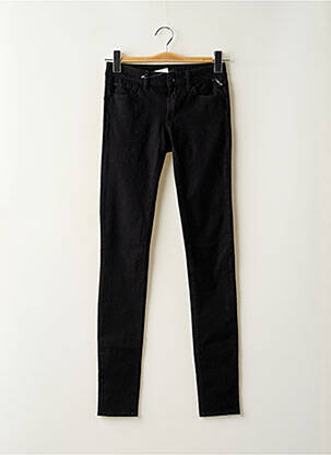 Jeans skinny stretch taille basse noir REPLAY femme