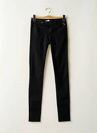 Jeans skinny stretch taille basse noir REPLAY femme