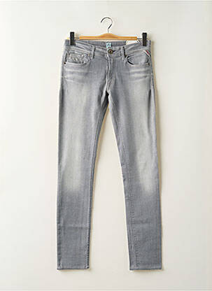 Jeans skinny stretch taille basse gris REPLAY femme
