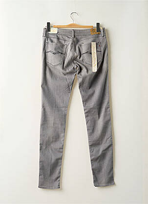 Jeans skinny stretch taille basse gris REPLAY femme