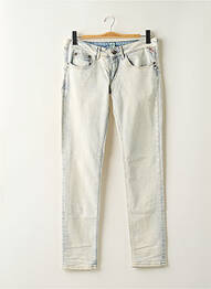 Jeans skinny stretch taille basse bleu REPLAY femme