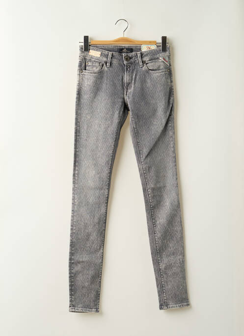 Jeans skinny gris REPLAY pour femme