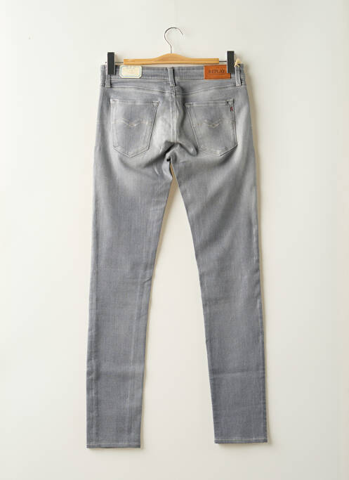 Jeans skinny gris REPLAY pour femme