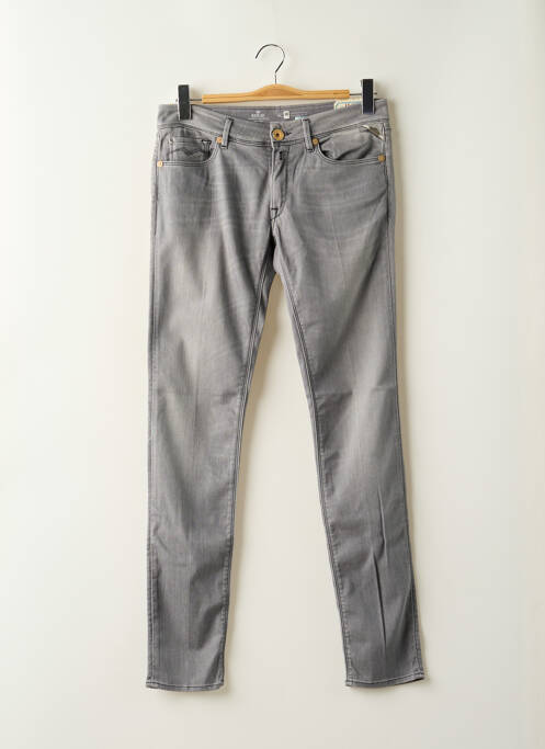 Jeans skinny gris REPLAY pour femme