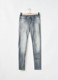 Jeans coupe slim stretch taille normale gris DONOVAN femme