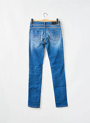 Jeans coupe slim tissage brut taille normale bleu DONOVAN femme