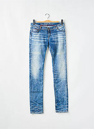 Jeans coupe slim tissage brut taille normale bleu SIXTY SEVEN femme