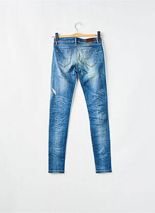 Jeans coupe slim effet usé délavé taille normale bleu DN.SIXTY SEVEN femme
