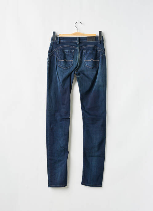 Jeans coupe slim tissage brut taille normale bleu DONOVAN femme