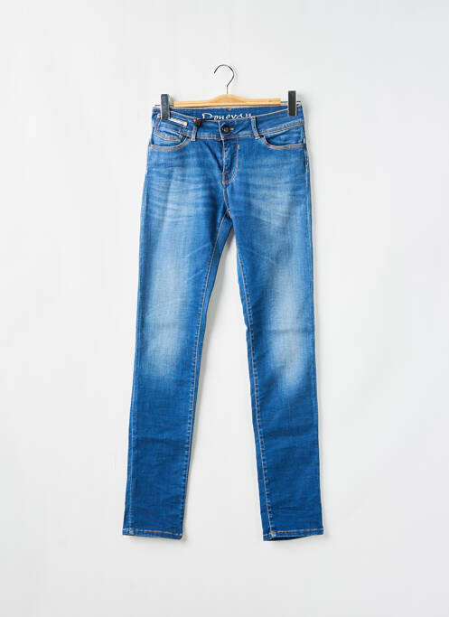 Jeans coupe slim tissage brut taille normale bleu DONOVAN femme