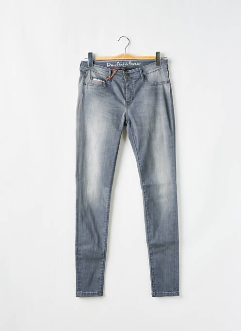 Jeans coupe slim gris SIXTY SEVEN pour femme