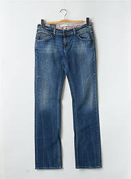 Jeans coupe slim tissage brut taille normale bleu TEDDY SMITH femme