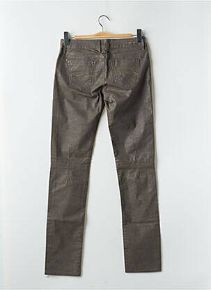 Pantalon slim taille normale taille normale vert TEDDY SMITH femme