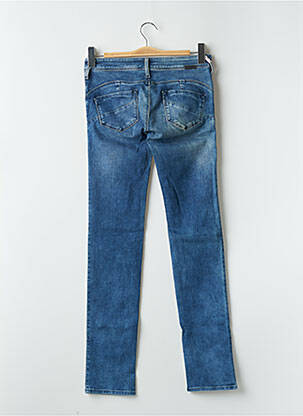 Jeans coupe slim tissage brut taille normale bleu TEDDY SMITH femme