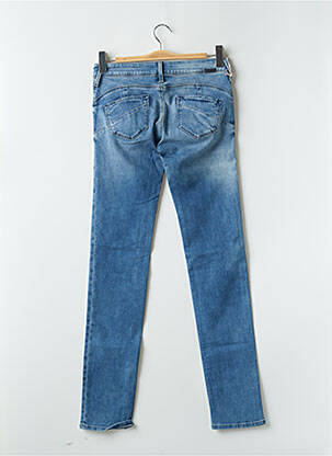 Jeans coupe slim tissage brut taille normale bleu TEDDY SMITH femme
